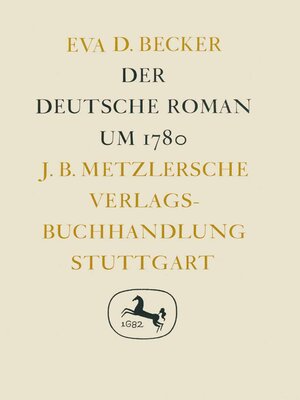 cover image of Der Deutsche Roman um 1780